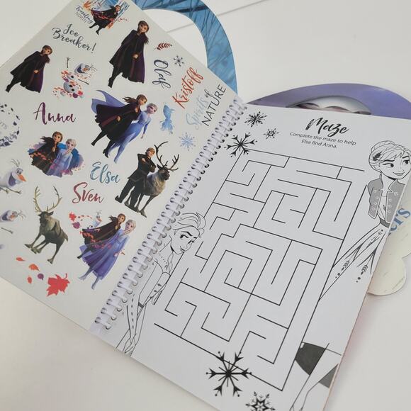 Frozen II Stickers and Travel Activity Book Set Stocking Filler - Picture 8 of 8